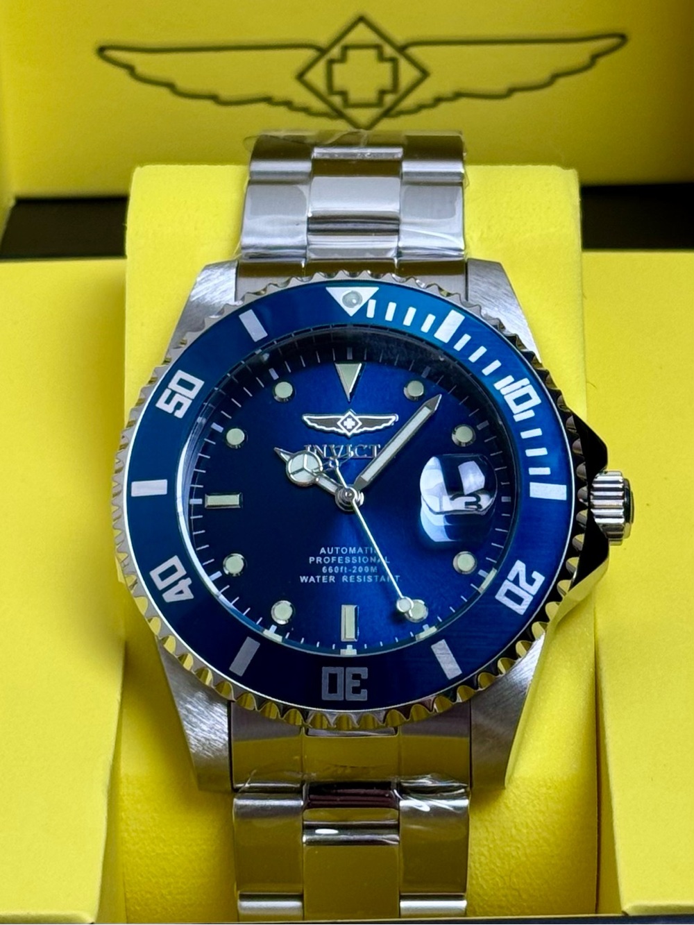 Invicta Pro Diver Harbornova Automatic Blue Dial 44mm Watch (36972)